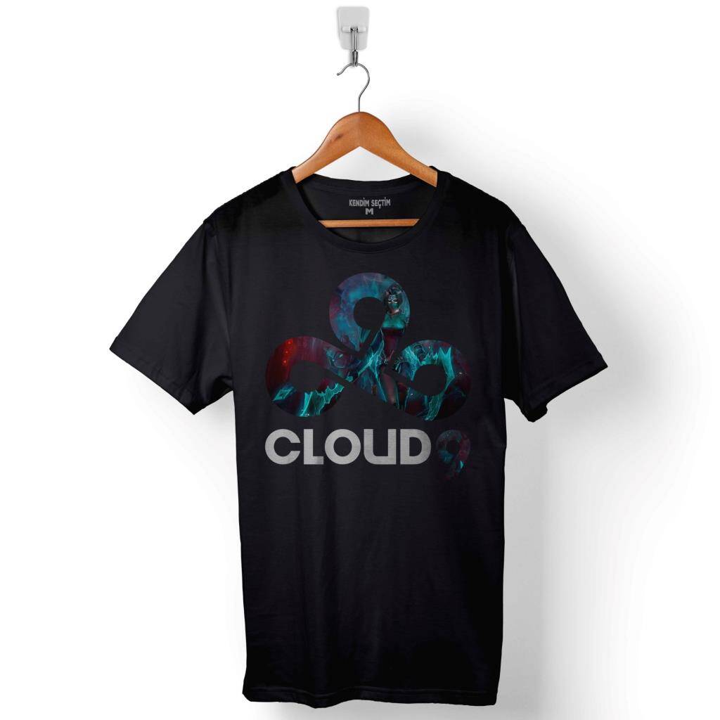 Cs Go Csgo Cloud9 Cloud 9 Team Counter Strike Baskılı Tişört Unisex T-Shirt - 1