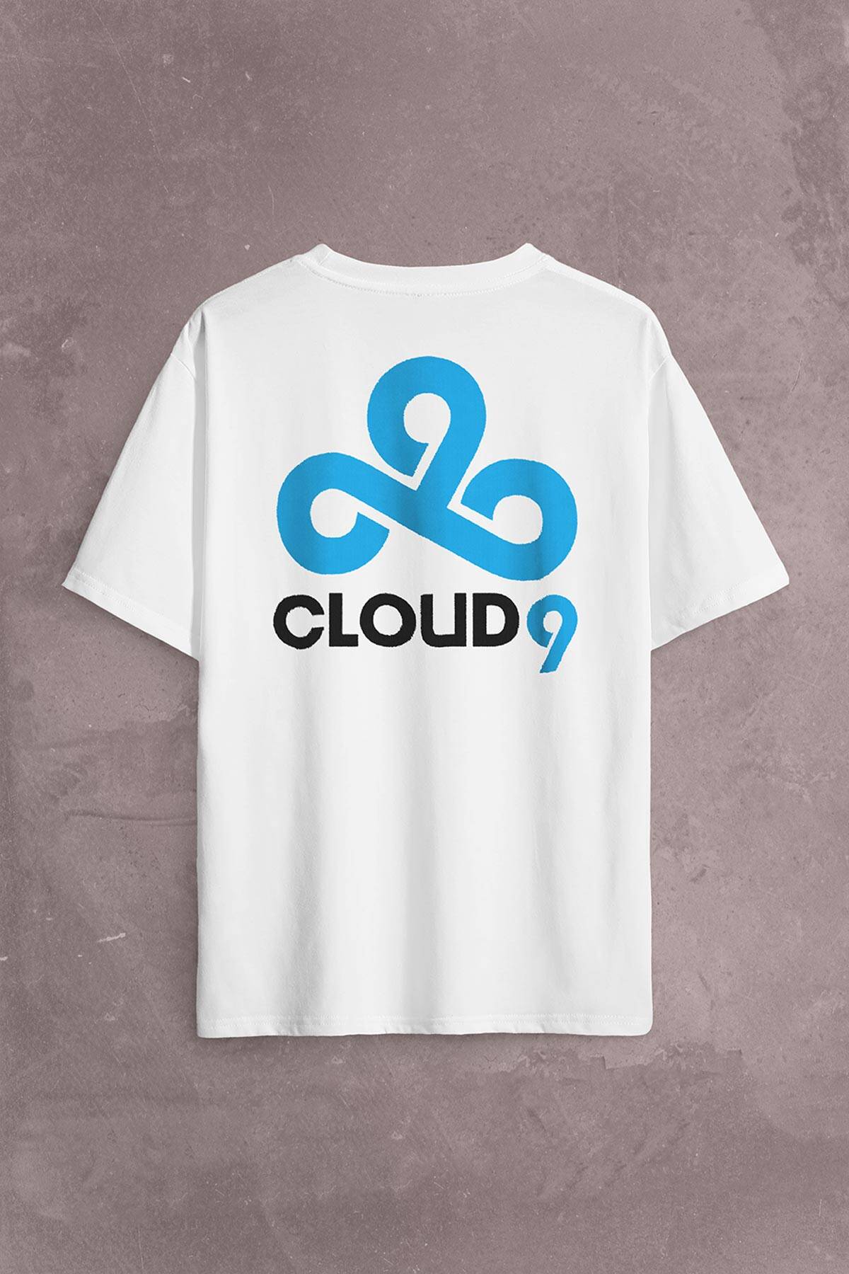 Cs Go Csgo Cloud9 Cloud 9 Team Counter Strike Sırt Ön Baskılı Oversize Tişört Unisex T-Shirt - 2