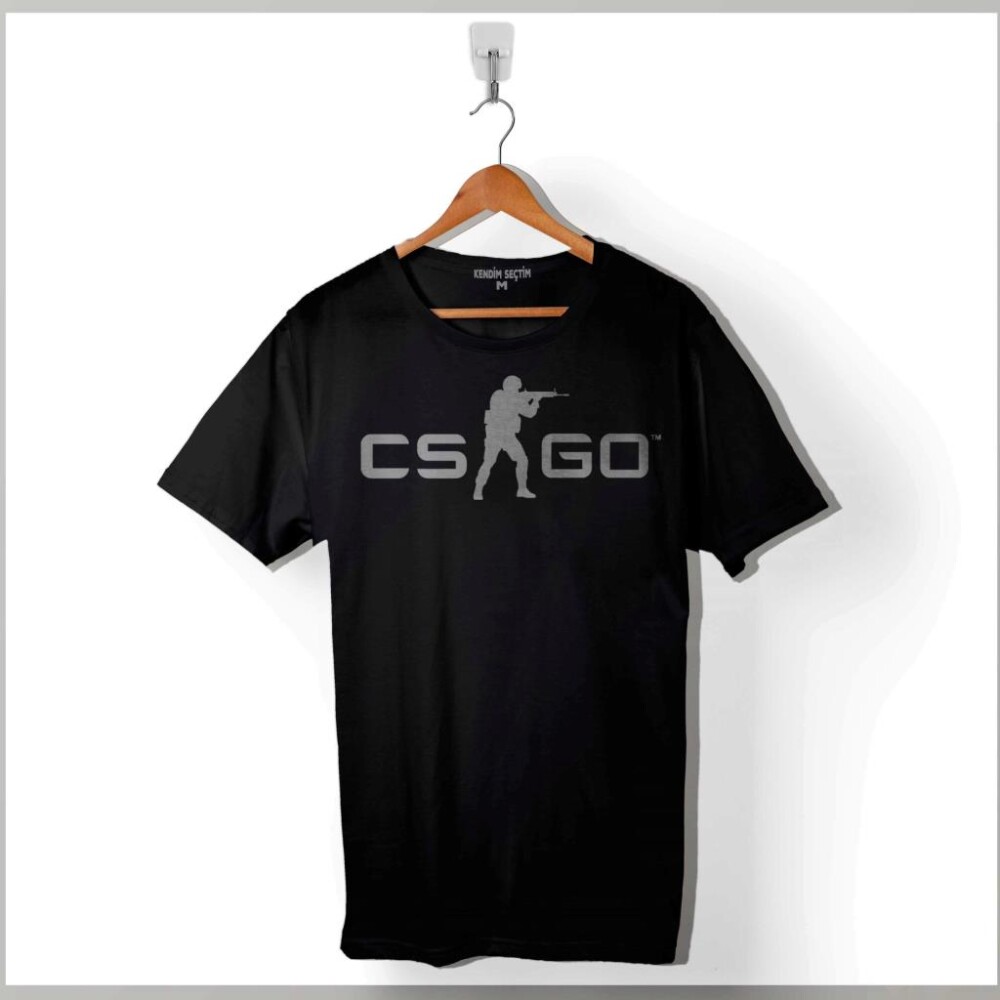 Cs Go Csgo Counter Strike Global Offensıve Baskılı Tişört Unisex T-Shirt - 1
