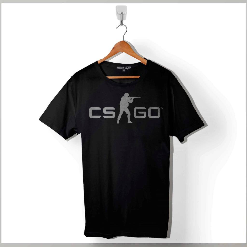 Cs Go Csgo Counter Strike Global Offensıve Baskılı Tişört Unisex T-Shirt - 1