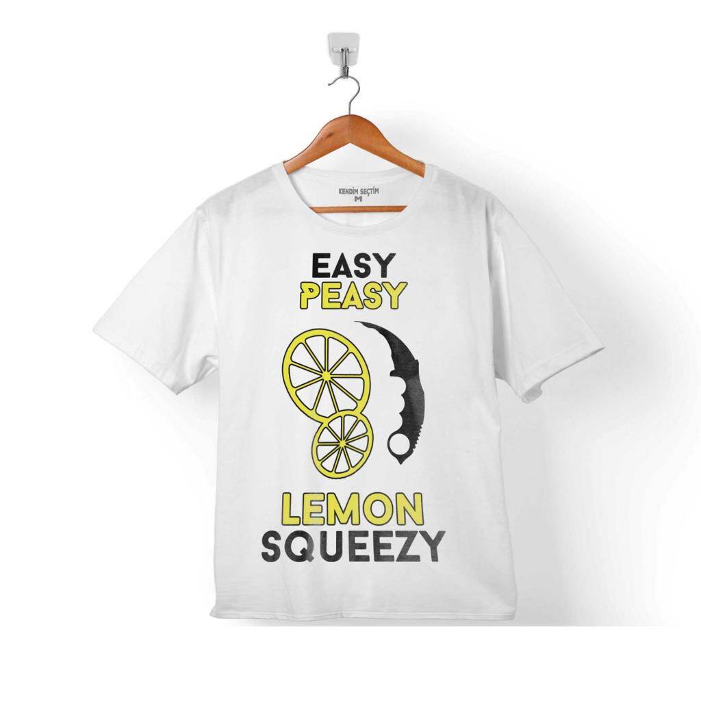  CS GO PEASY LEMON SQUEEZY COUNTER STRIKE LİMON ÇOCUK TİŞÖRT - 1