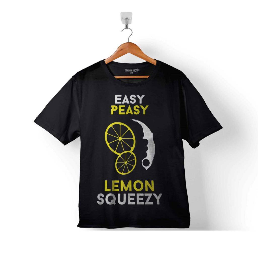  CS GO PEASY LEMON SQUEEZY COUNTER STRIKE LİMON ÇOCUK TİŞÖRT - 1