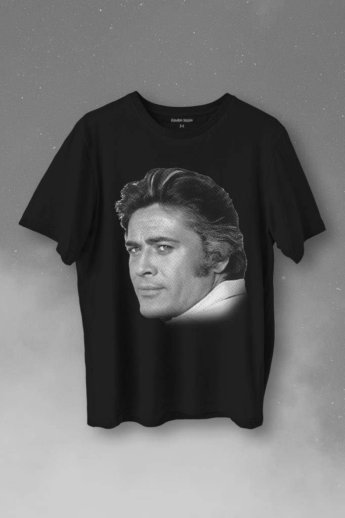 Cüneyt Arkın Fahrettin Cüreklibatur Dizi Film Yeşilçam Baskılı Tişört Unisex T-Shirt - 1