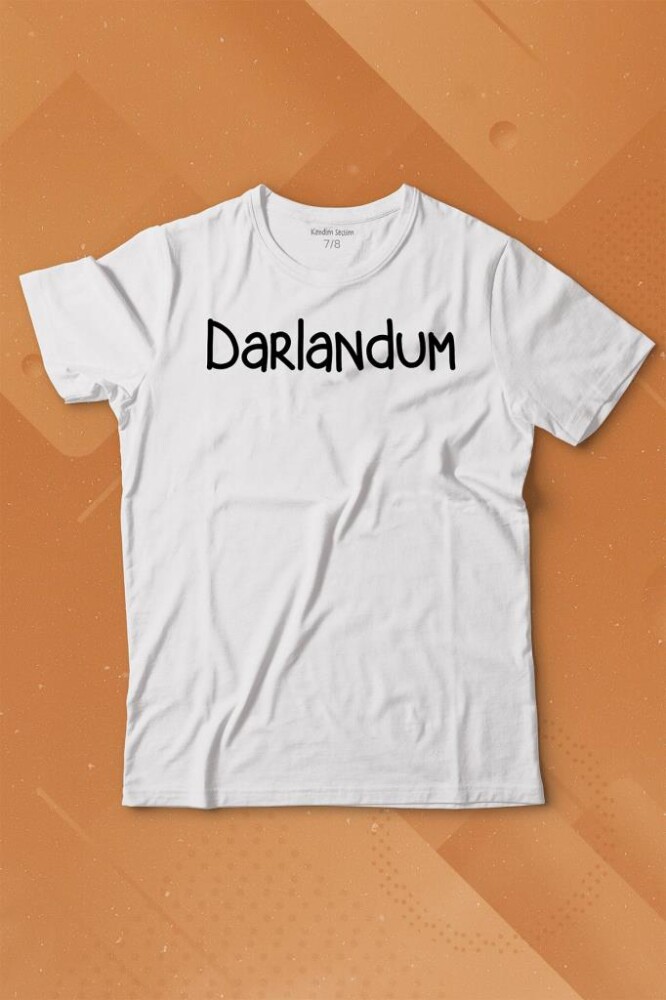 Darlandum Darlandım Dar Lan Dum Karadeniz Trabzon Baskılı Tişört Çocuk T-shirt - KENDİM SEÇTİM