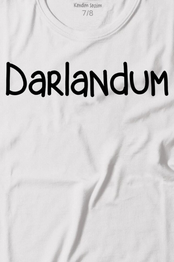 Darlandum Darlandım Dar Lan Dum Karadeniz Trabzon Baskılı Tişört Çocuk T-shirt - 2