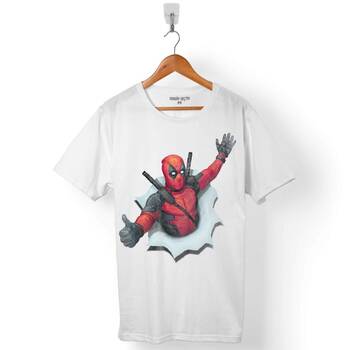 DEADPOOL 1 2 3 LOGO ERKEK TİŞÖRT - 1