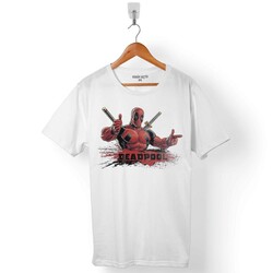 DEADPOOL 1 2 3 LOGO ERKEK TİŞÖRT - 1