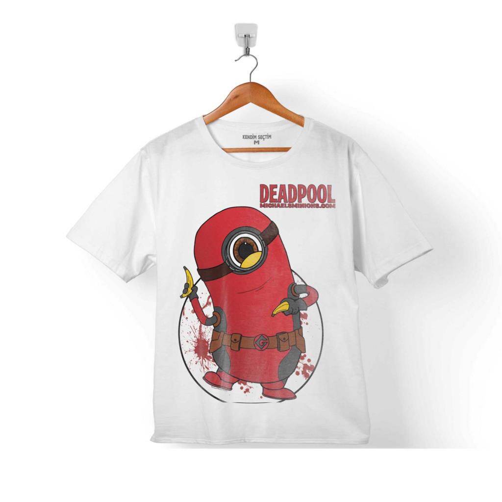 DEADPOOL MINION MİNYONLAR 2 ÇOCUK TİŞÖRT - 1