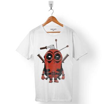 DEADPOOL MINION MİNYONLAR ERKEK TİŞÖRT - 1