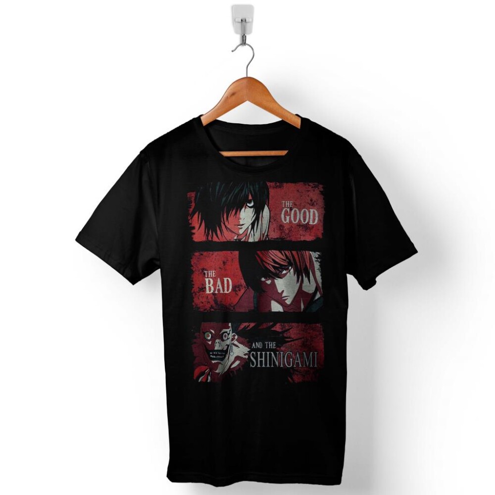 Death Note The Good Bad Shınıgamı Baskılı Tişört Unisex T-Shirt - KENDİM SEÇTİM