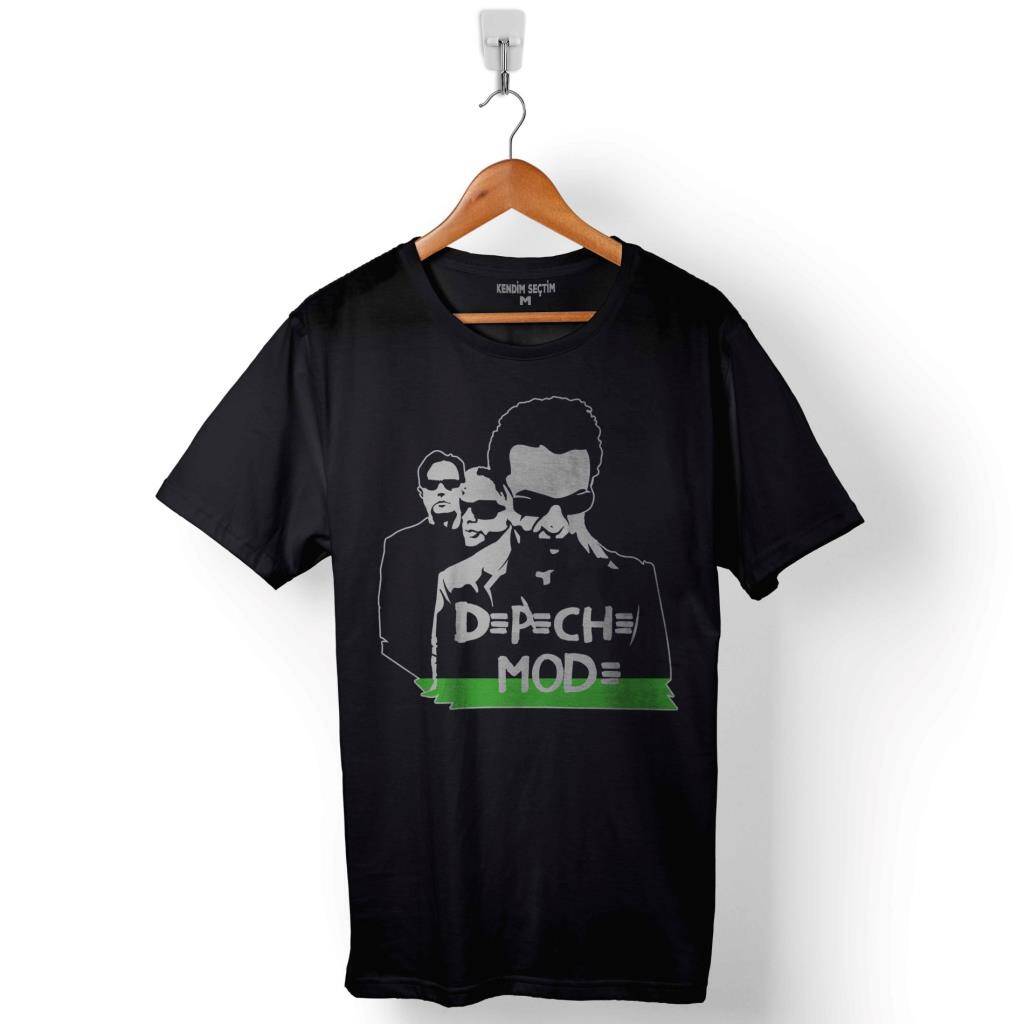 Depeche Mode Green Yeşil D=P=C= Mod= Baskılı Tişört Unisex T-Shirt - 1
