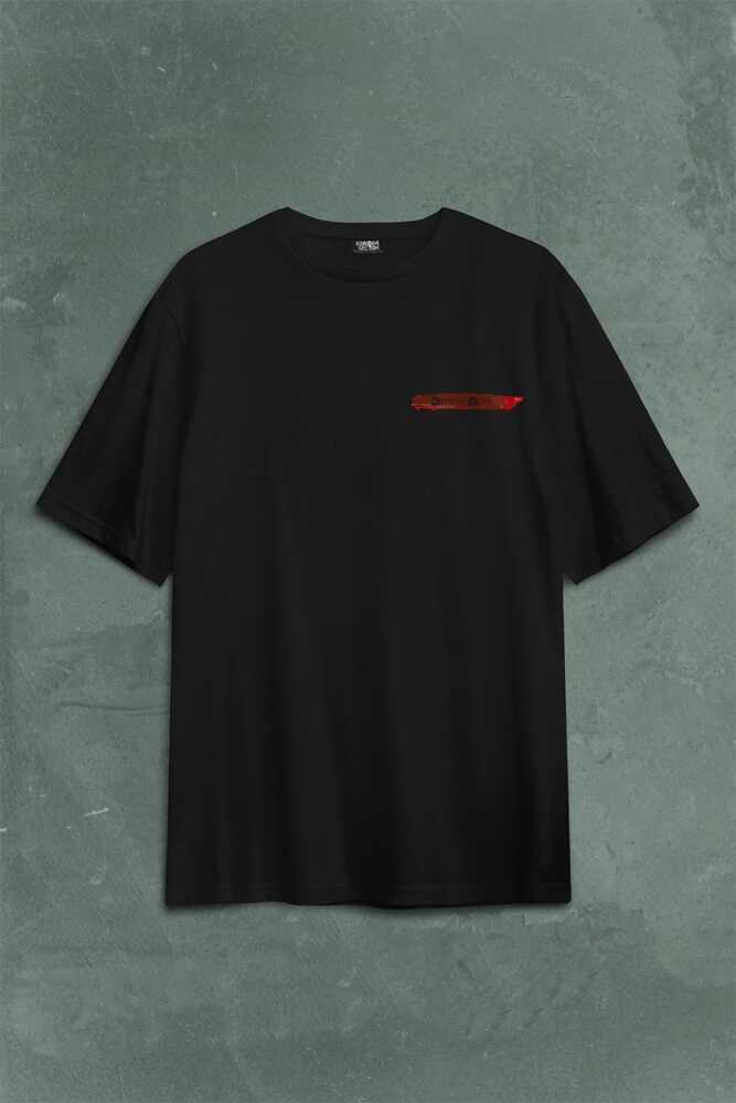 Depeche Mode Spirit New Wave Grey Charcoal Sırt Ön Baskılı Oversize Tişört Unisex T-Shirt (1)