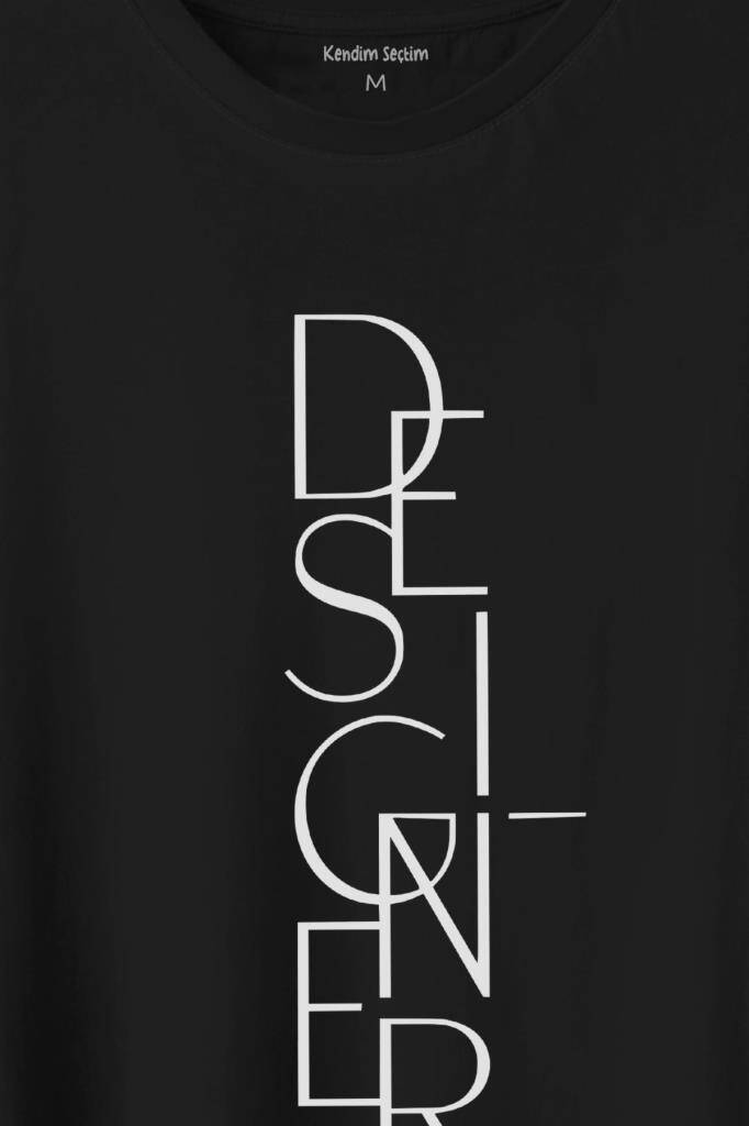 Desinger Grafiker Desenci Çizimci Graphicer Baskılı Tişört Unisex T-Shirt (1)