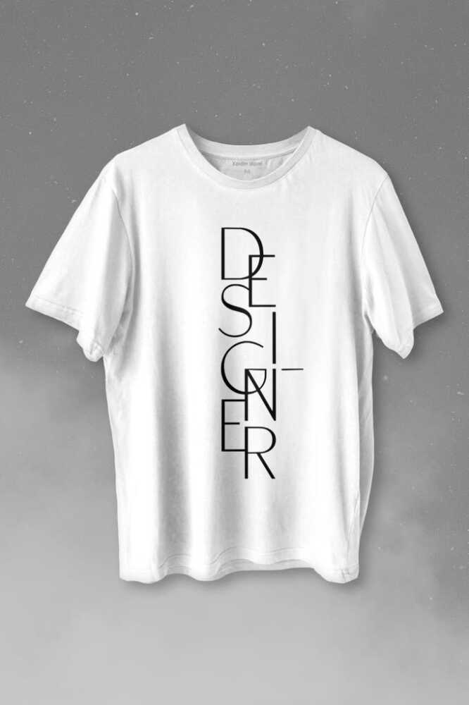 Desinger Grafiker Desenci Çizimci Graphicer Baskılı Tişört Unisex T-shirt - 1