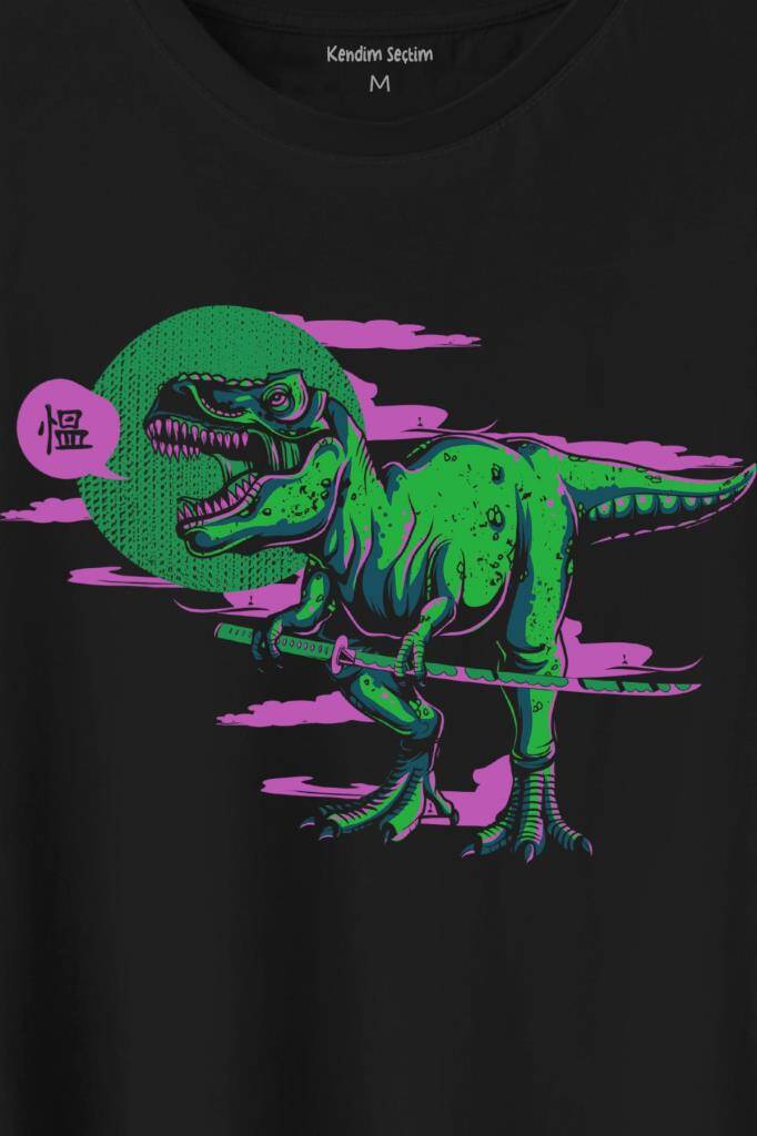 Dinazor Dinosaurs T-Rex Streetwear Sokak Urban Baskılı Tişört Unisex T-Shirt (1)