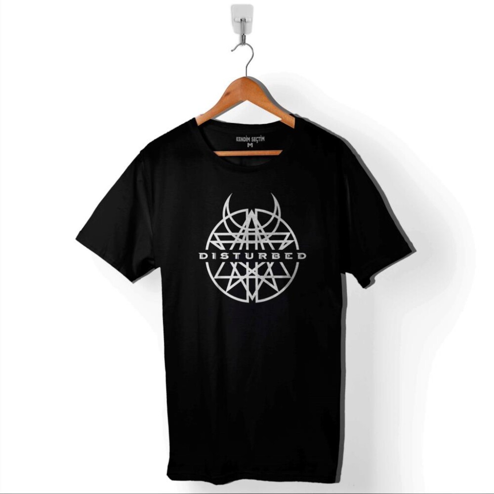 Disturbed Metal Rock Bond Baskılı Tişört Unisex T-Shirt - 1