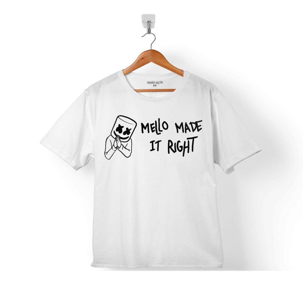 DJ MARSH MELLO MARSHMELLO LOGO FORTNITE 1 ÇOCUK TİŞÖRT