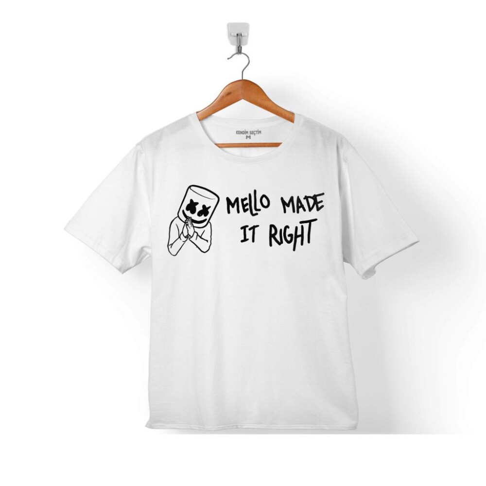 DJ MARSH MELLO MARSHMELLO LOGO FORTNITE 1 ÇOCUK TİŞÖRT - KENDİM SEÇTİM