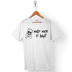 DJ MARSH MELLO MARSHMELLO LOGO FORTNITE 1 ERKEK TİŞÖRT - 1