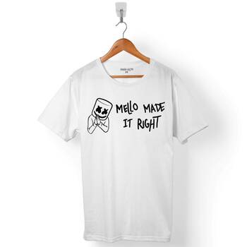 DJ MARSH MELLO MARSHMELLO LOGO FORTNITE 1 ERKEK TİŞÖRT - 1