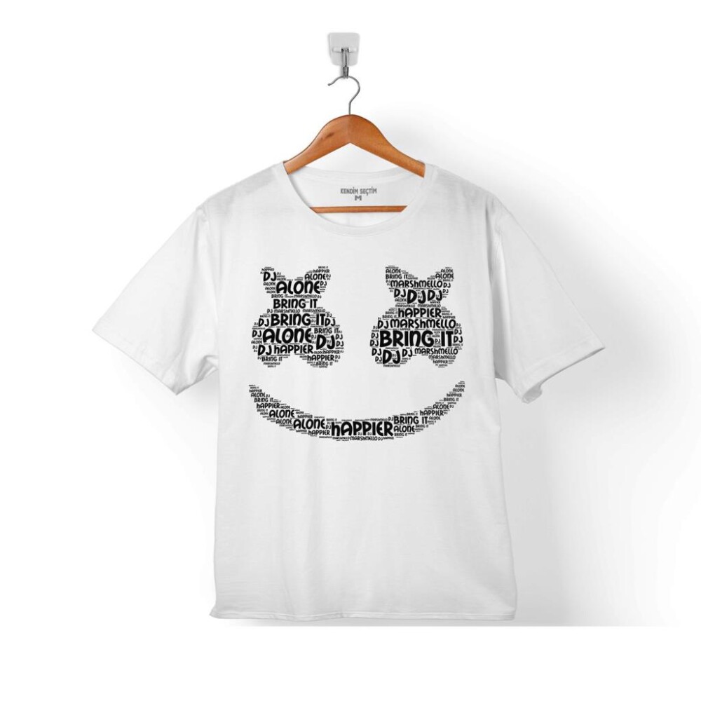 DJ MARSH MELLO MARSHMELLO LOGO FORTNITE ÇOCUK TİŞÖRT - KENDİM SEÇTİM