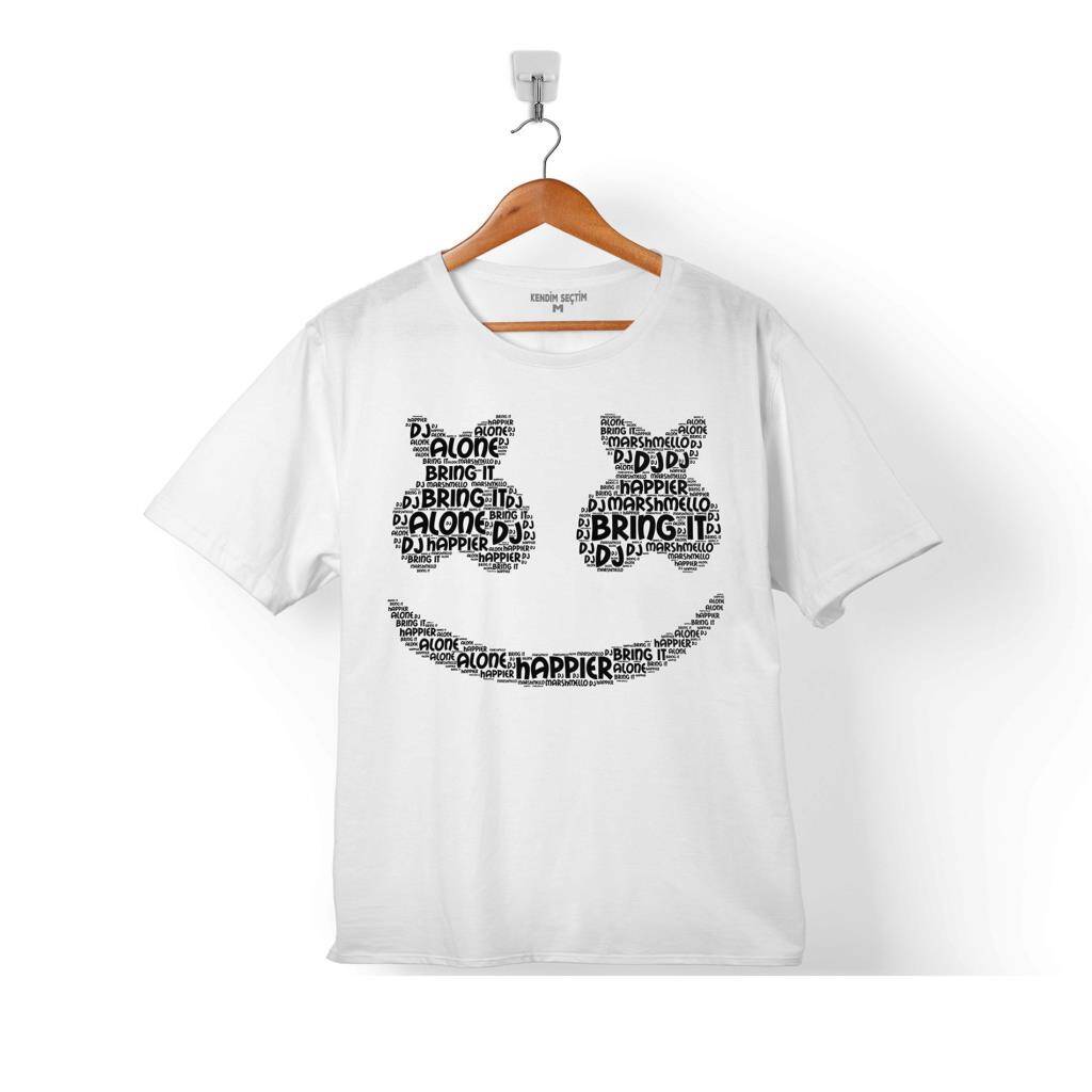 DJ MARSH MELLO MARSHMELLO LOGO FORTNITE ÇOCUK TİŞÖRT - 1