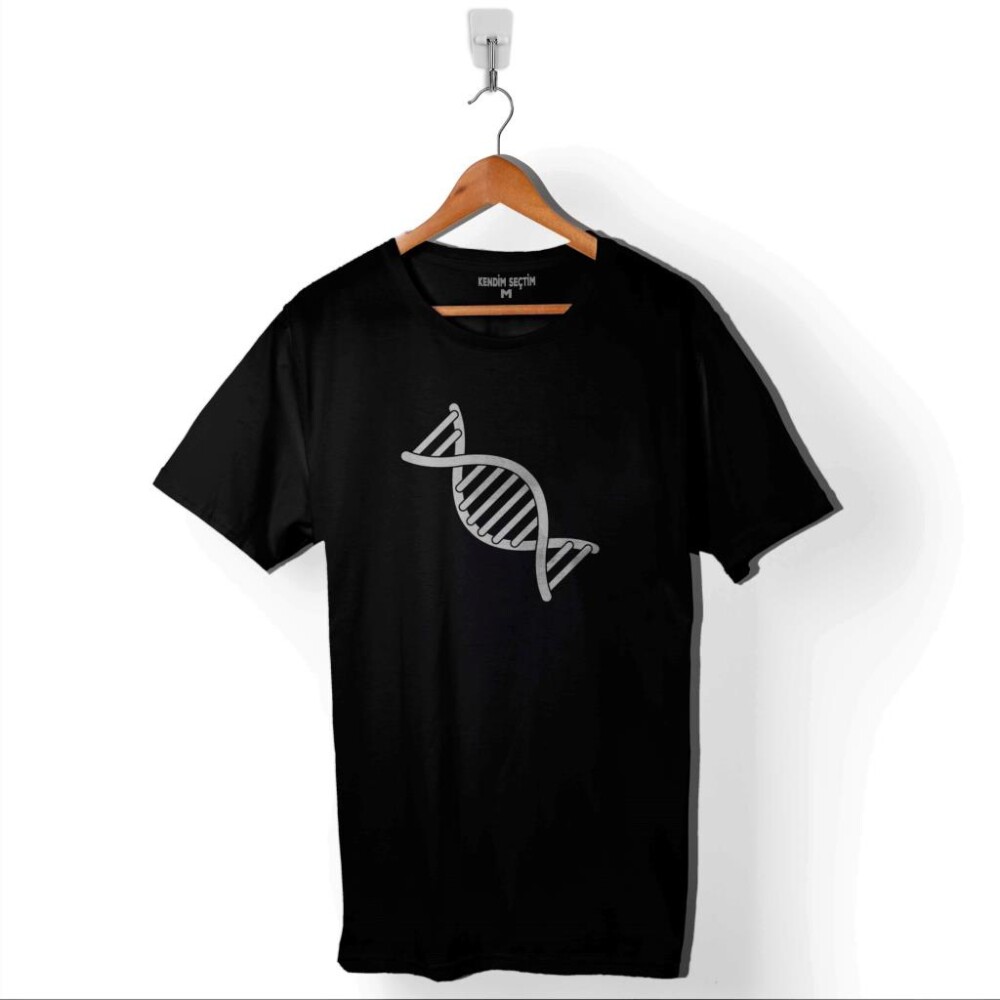 Dna Genetik Kod Hayat Ağacı Evrim Biyoloji Baskılı Tişört Unisex T-Shirt - 1