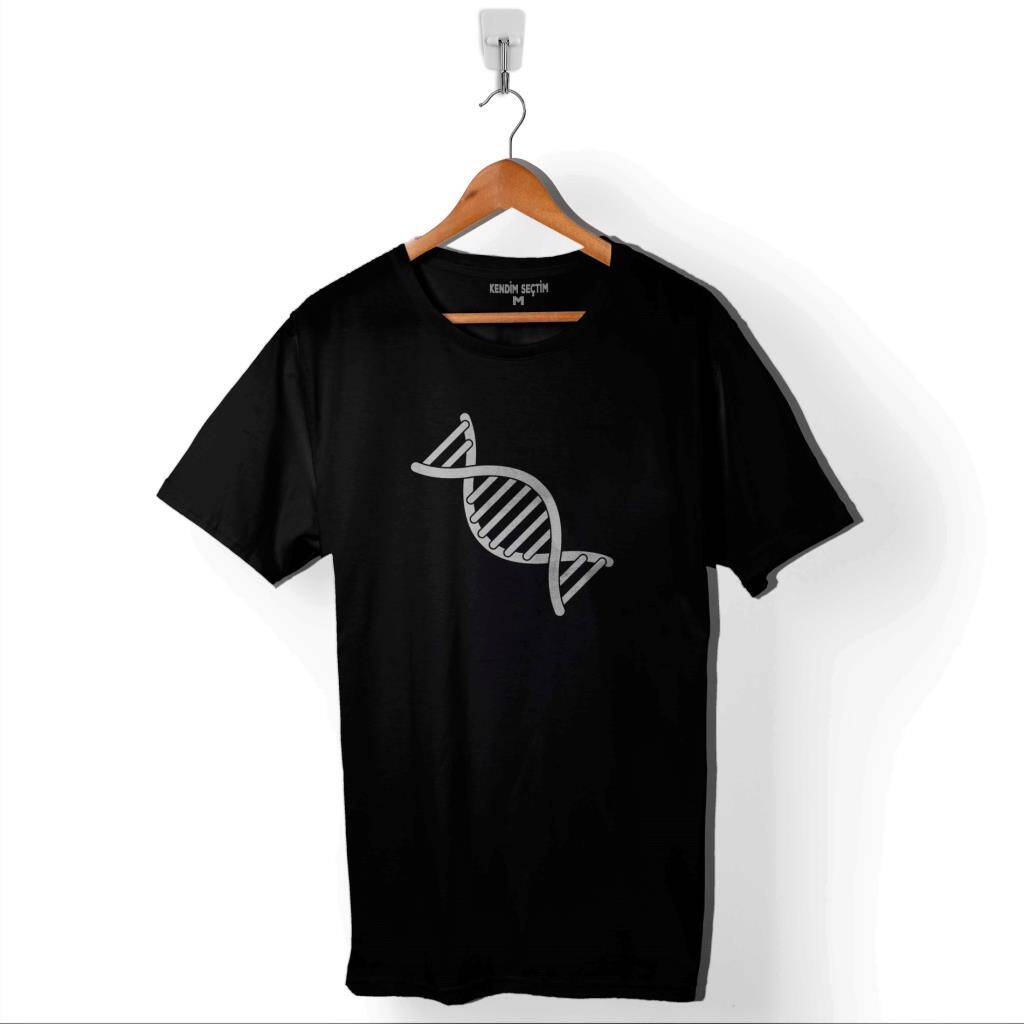 Dna Genetik Kod Hayat Ağacı Evrim Biyoloji Baskılı Tişört Unisex T-Shirt - 1