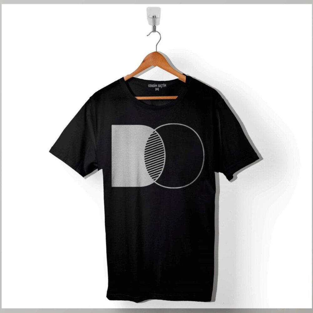 Do D O Logo Baskılı Tişört Unisex T-Shirt - 1