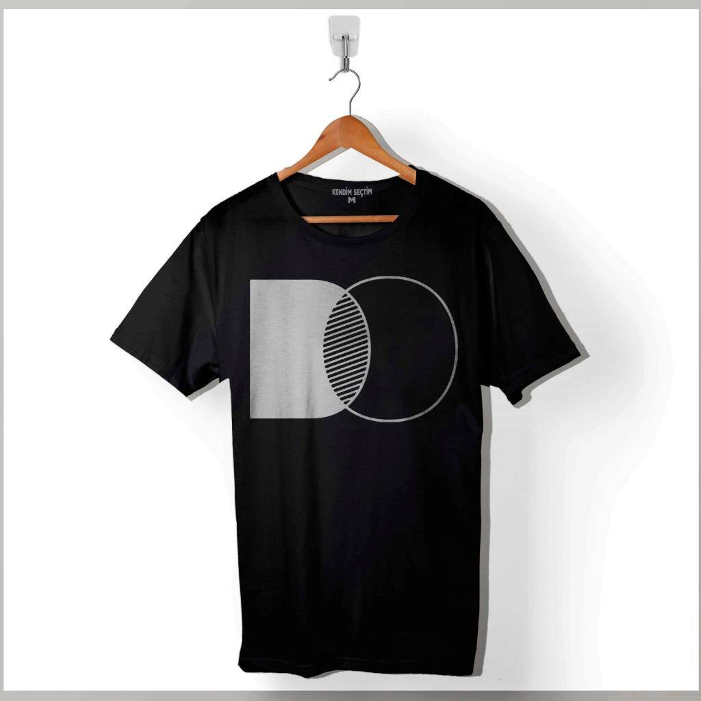Do D O Logo Baskılı Tişört Unisex T-Shirt - 1