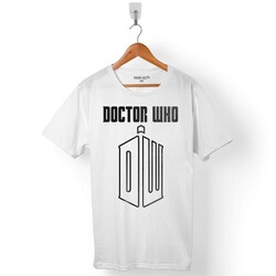 DOCTOR WHO BOW TIES LOGO ERKEK TİŞÖRT - 1