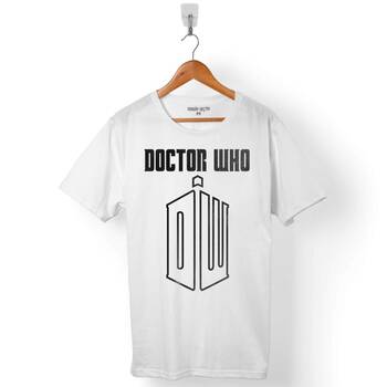 DOCTOR WHO BOW TIES LOGO ERKEK TİŞÖRT - 1