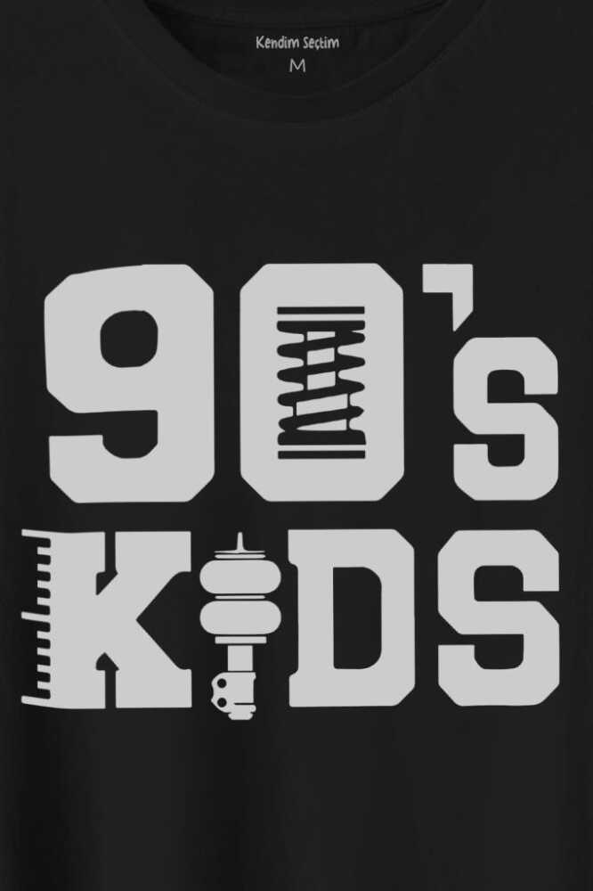 Doksanlar Çocuğu 90S Kids 1990 Lar Nostalji  Baskılı Tişört Unisex T-Shirt - 2