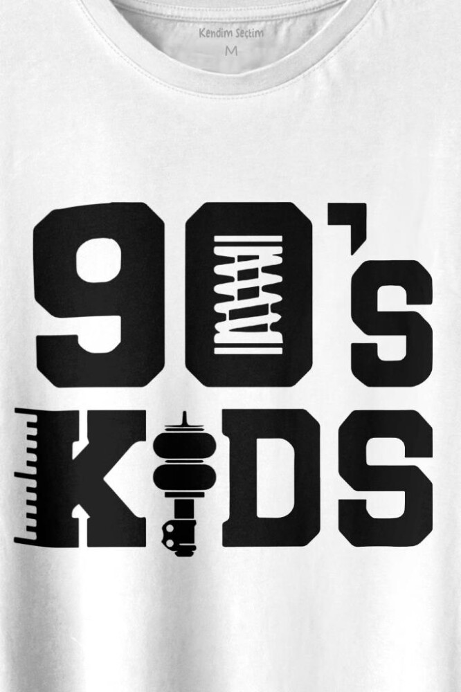 Doksanlar Çocuğu 90S Kids 1990 Lar Nostalji  Baskılı Tişört Unisex T-shirt - 2
