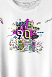 Doksanlar Pop 90'S Retro Vintage Baskılı Tişört Unisex T-shirt - 2
