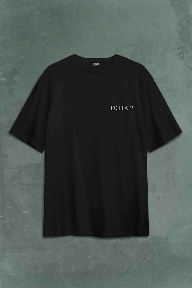 Dota2 Dota 2 Is A Multıplayer Actıve Rts Game Sırt Ön Baskılı Oversize Tişört Unisex T-Shirt - 2