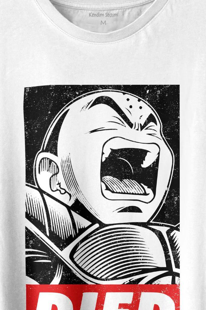 Dragon Ball Krillin Anime Dizi Urban Baskılı Tişört Unisex T-shirt - 2