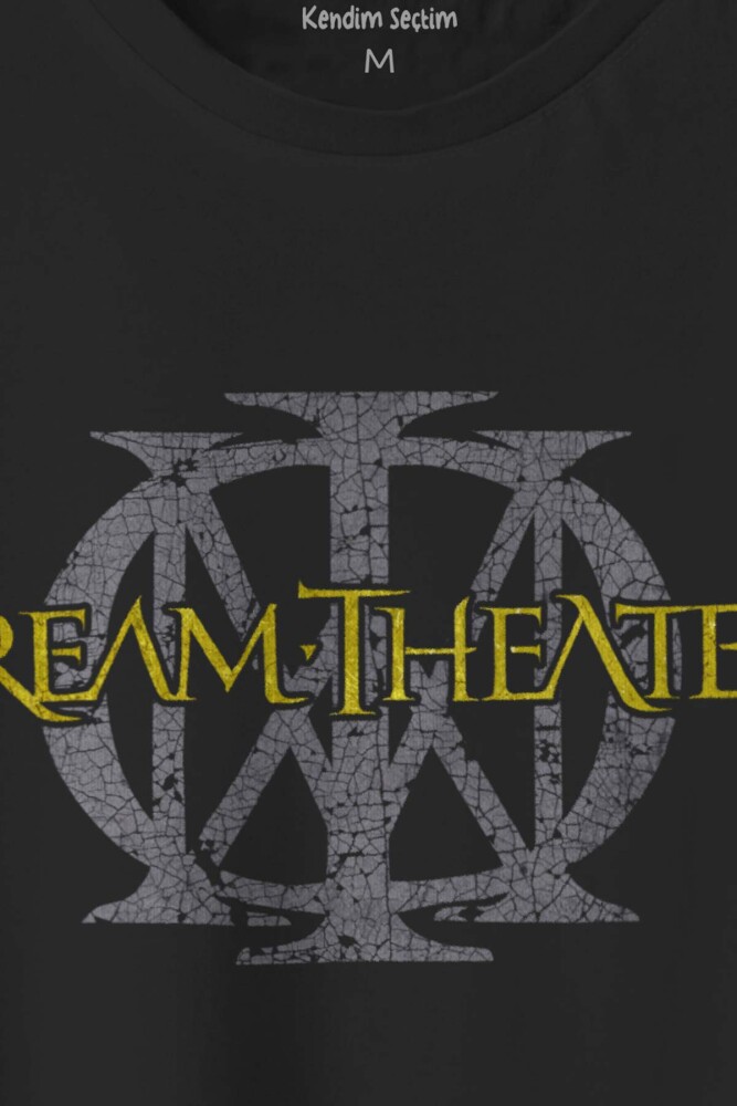 Dream Theater Metal Music Progressive Metal Guitar Baskılı Tişört Unisex Siyah T-shirt - 2