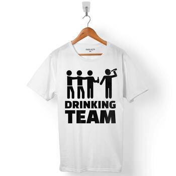 DRINKING TEAM İÇİCİ TAKIM ALKOL BİRA RAKI ERKEK TİŞÖRT - 1