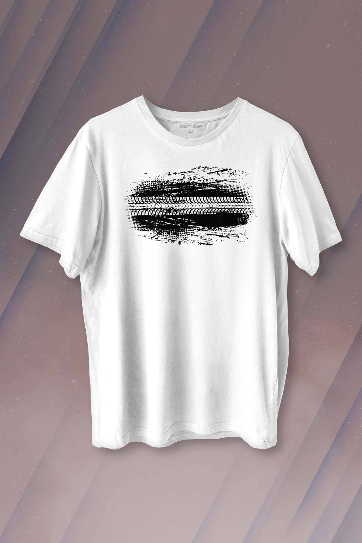 Eat Sleep Drift Repeat Race Drive Drift Siyah Baskılı Tişört Unisex T-shirt