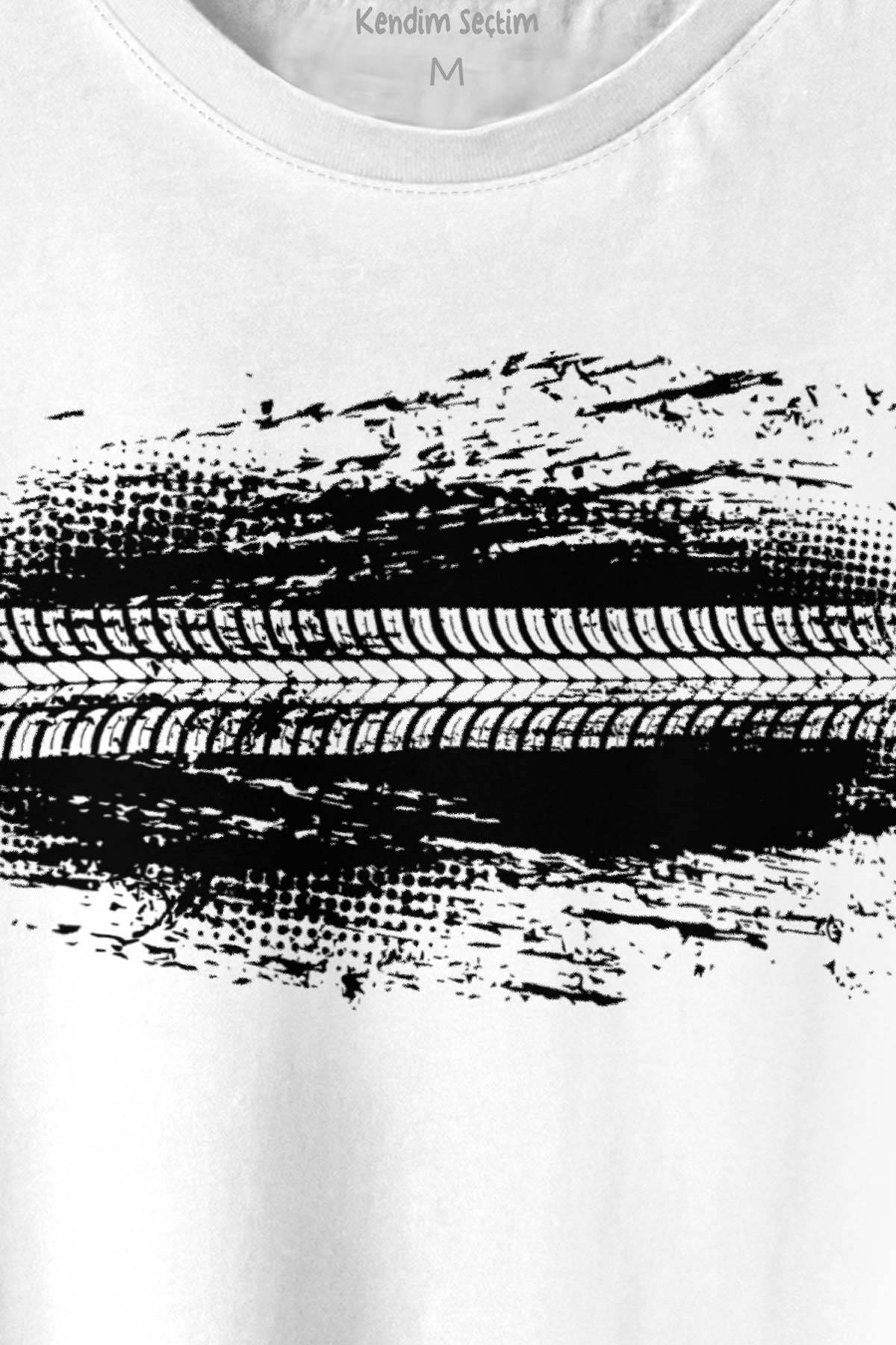 Eat Sleep Drift Repeat Race Drive Drift Siyah Baskılı Tişört Unisex T-shirt - 2