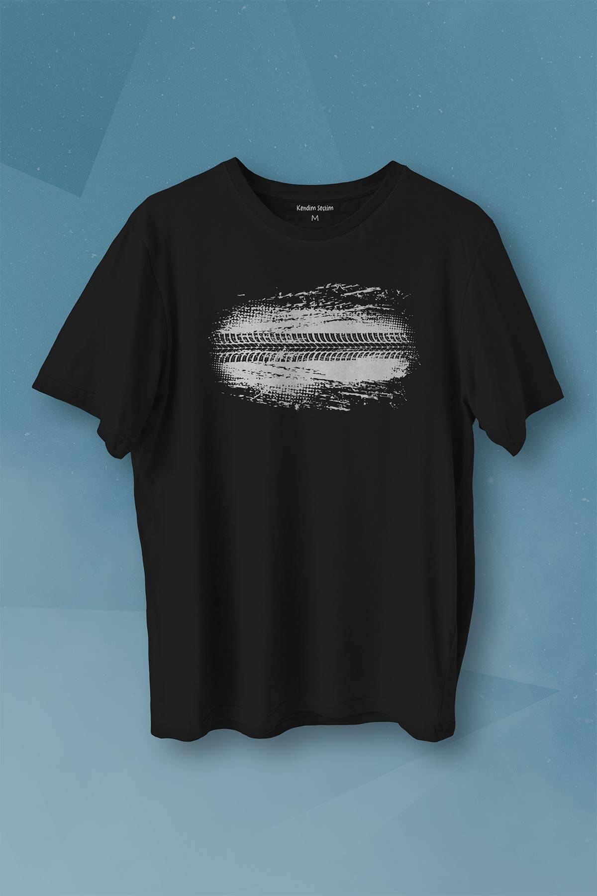 Eat Sleep Drift Repeat Race Drive Drift Siyah Baskılı Tişört Unisex T-shirt - 1