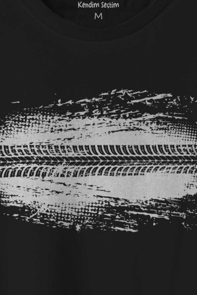 Eat Sleep Drift Repeat Race Drive Drift Siyah Baskılı Tişört Unisex T-shirt - 2