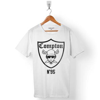 EAZY E COMPTON LOGO EAZY-E N 95 N95 ERKEK TİŞÖRT - 1