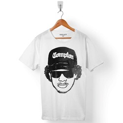 EAZY E COMPTON LOGO EAZY-E N 95 N95 ERKEK TİŞÖRT - 1
