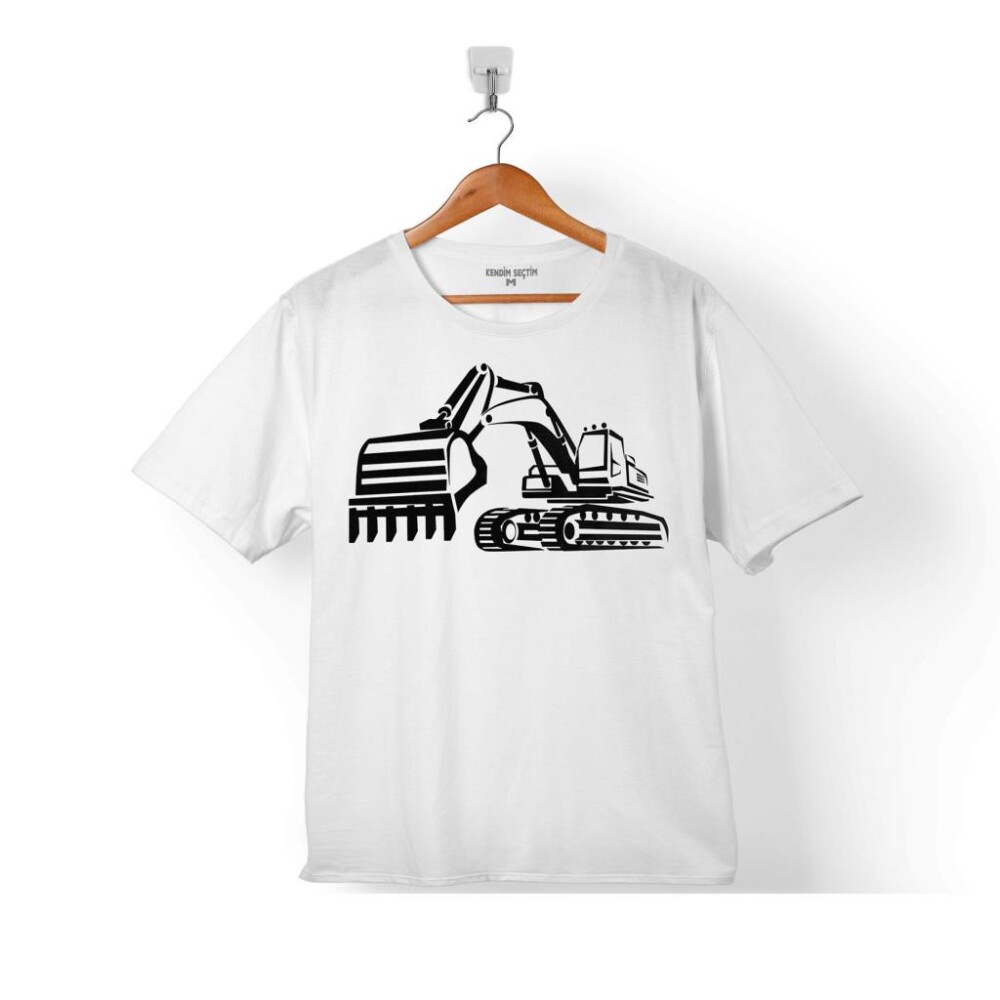EKSKAVATÖR KATO KEPÇE LODER İŞ MAKİNESİ ÇOCUK TİŞÖRT - KENDİM SEÇTİM