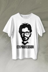 El Proffessor La Casa De Papel Profesör Baskılı Tişört Unisex T-shirt - 1
