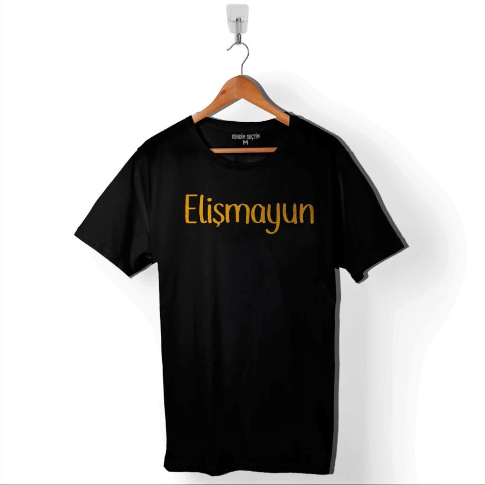 Elişmayun İlişmeyin Karışmayın Karadeniz Baskılı Tişört Unisex T-Shirt - 1