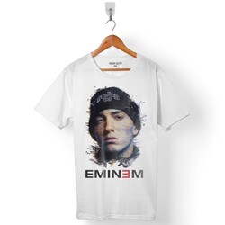 EMINEM 8 MILES 8 EIGHT SEKİZ MİL LOGO ERKEK TİŞÖRT - 1