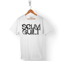 ENSLAVED SCUM GUILT LOGO ERKEK TİŞÖRT - 1
